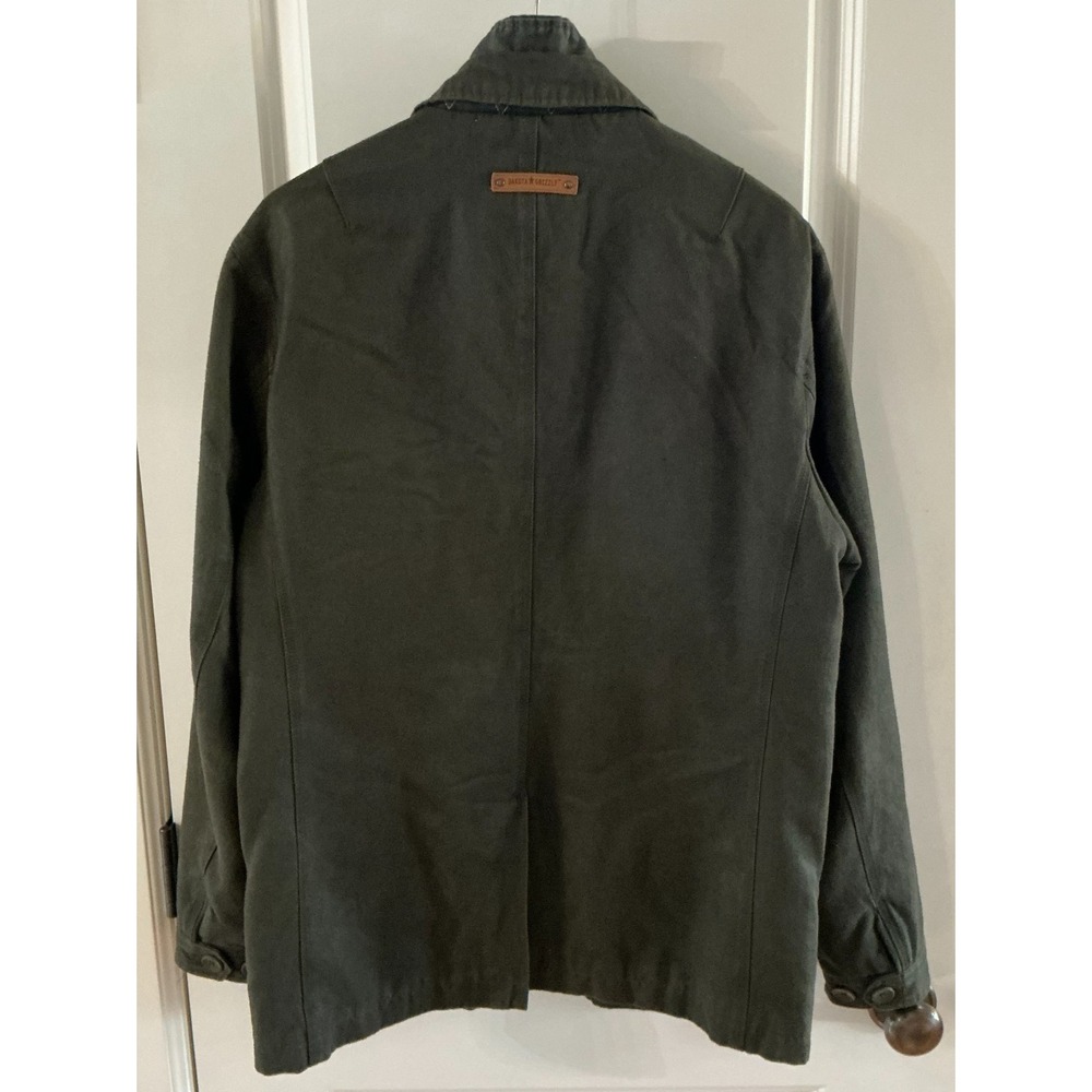 Dakota Grizzly Mens Jacket Size L Olive Green Flannel-Lined Quilted Utility Coat - Picture 3 of 10